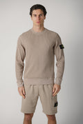 61000056 Stone Island Waffles Structured Knit Desert