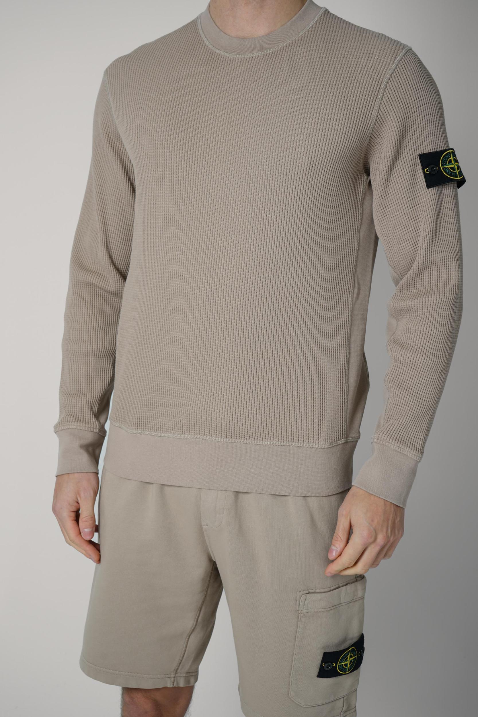 61000056 Stone Island Waffles Structured Knit Desert