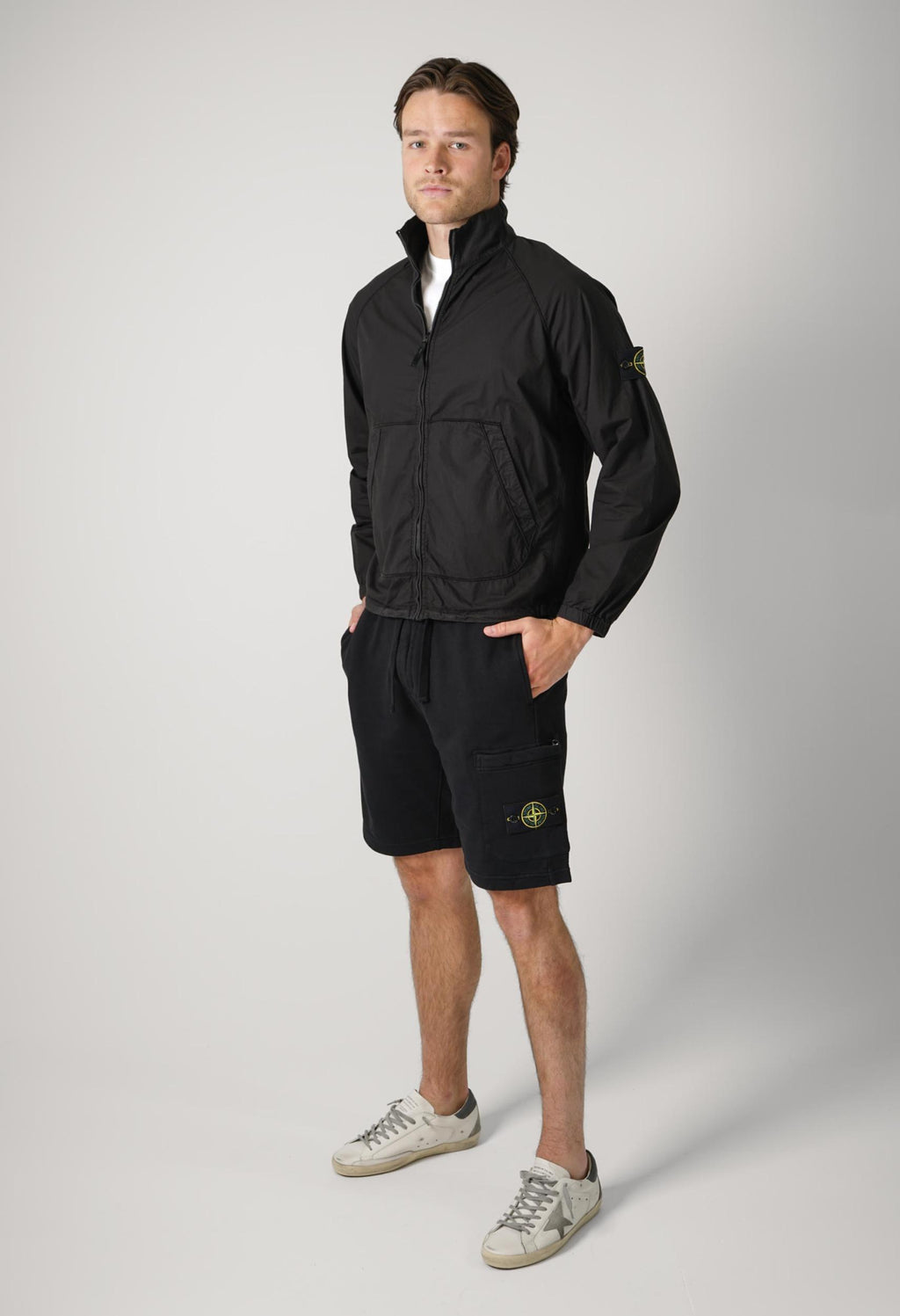 6100044 Stone Island Technical Jacket Black
