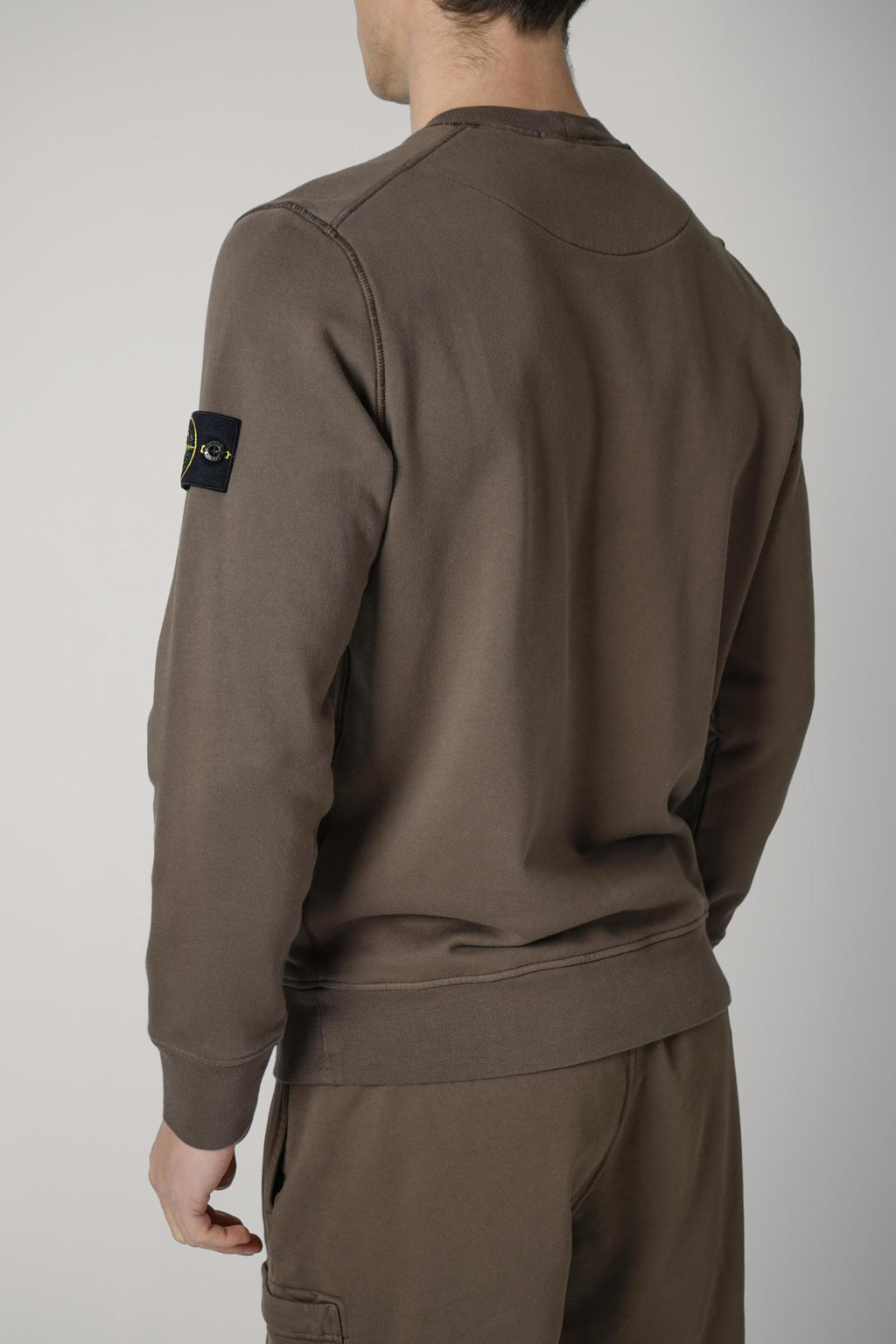 610006 Stone Island Basic Crewneck Brown