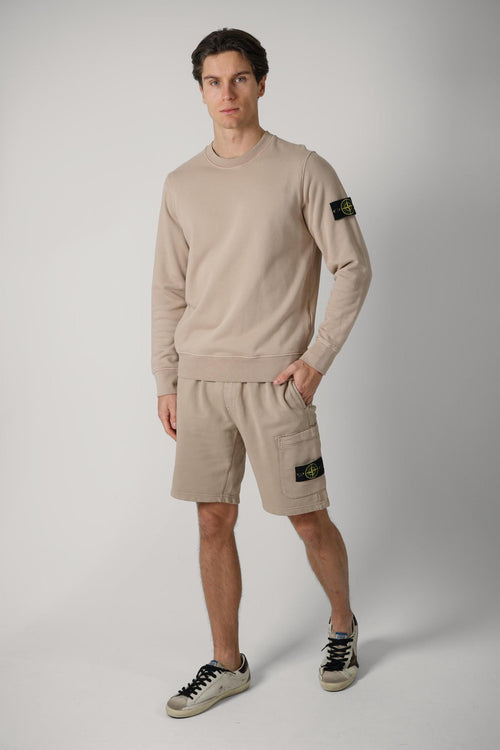 6100061 Stone Island Basic Crewneck Desert