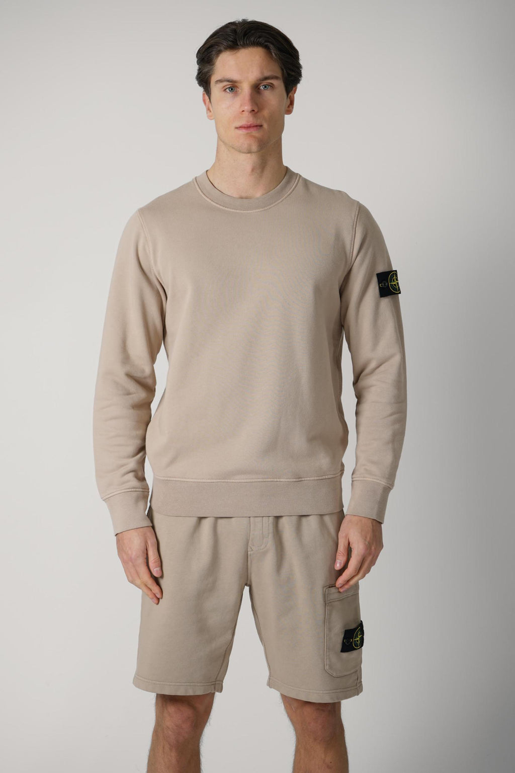 6100061 Stone Island Basic Crewneck Desert