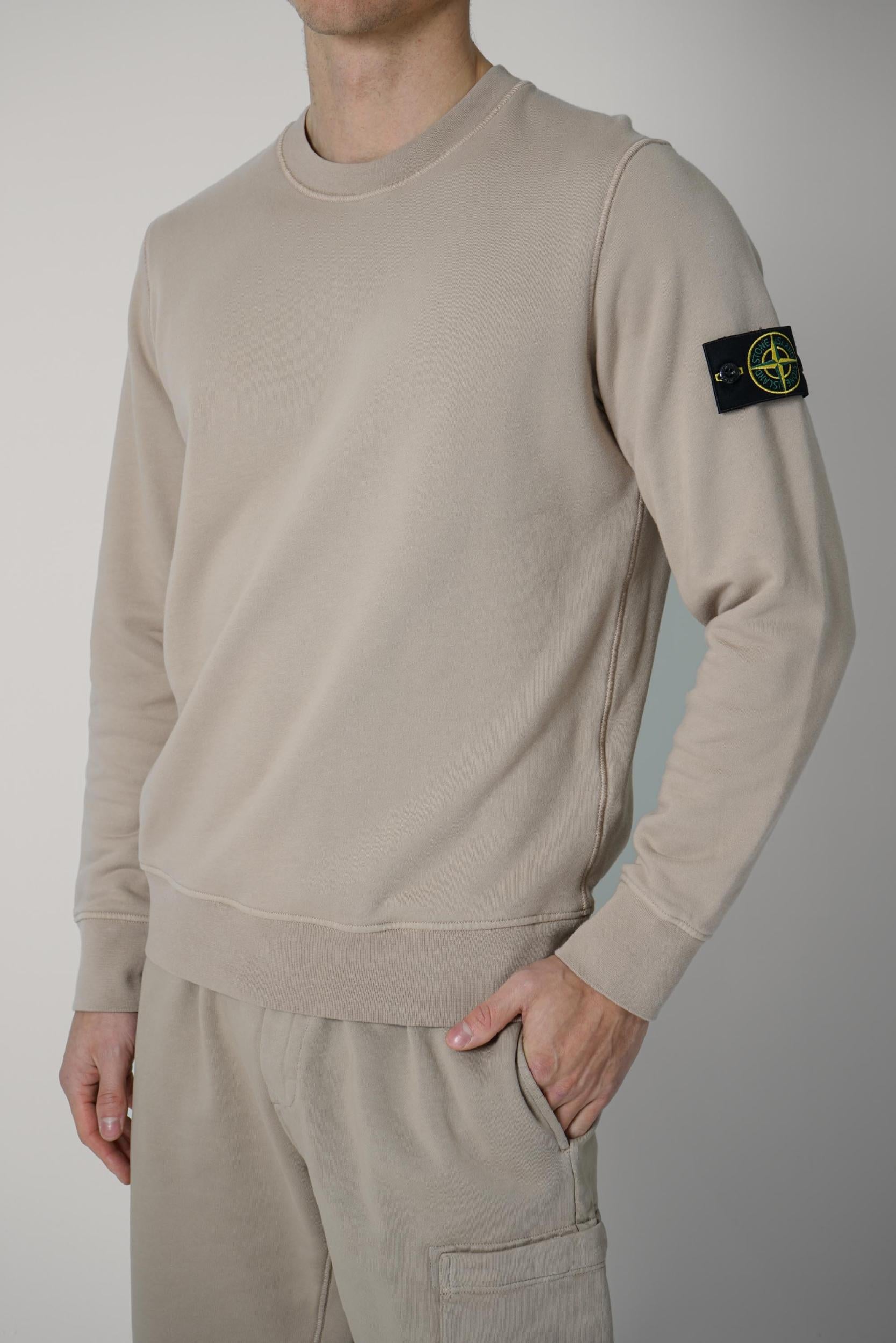 6100061 Stone Island Basic Crewneck Desert