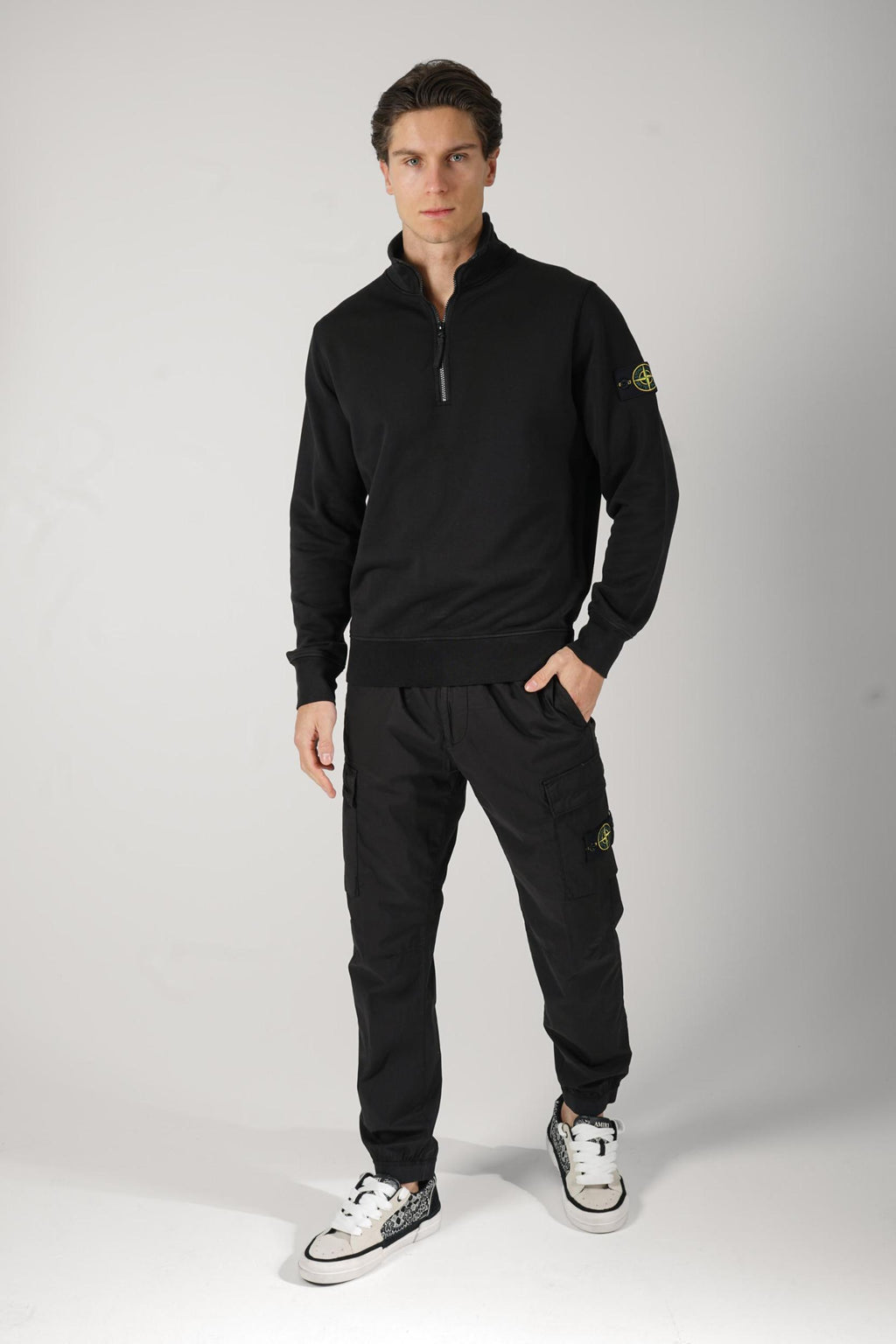 6100070 Stone Island Felpa Black