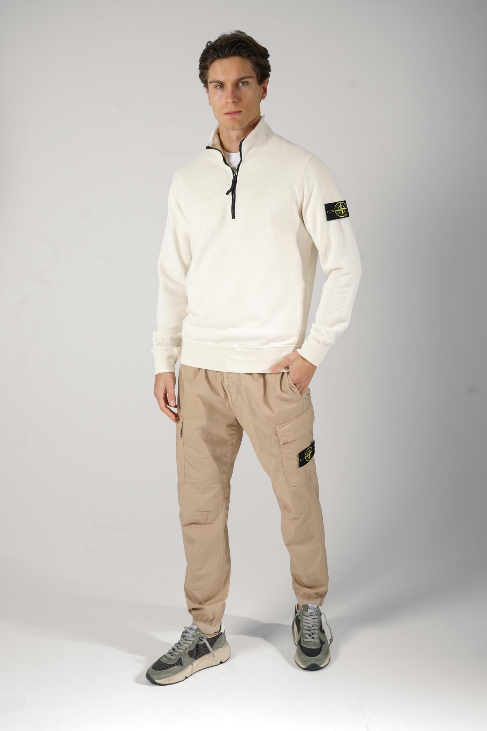 6100070 Stone Island Felpa Off White