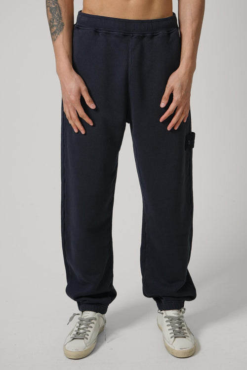 6200008 Stone Island Ghost Heavy Cotton Regular Fit Joggers Slate Blue