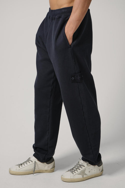 6200008 Stone Island Ghost Heavy Cotton Regular Fit Joggers Slate Blue