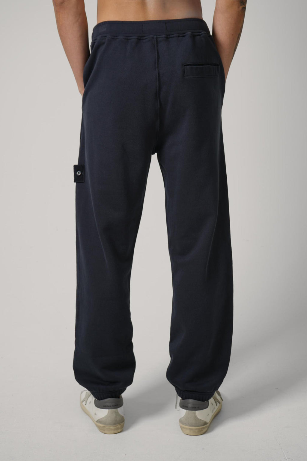 6200008 Stone Island Ghost Heavy Cotton Regular Fit Joggers Slate Blue