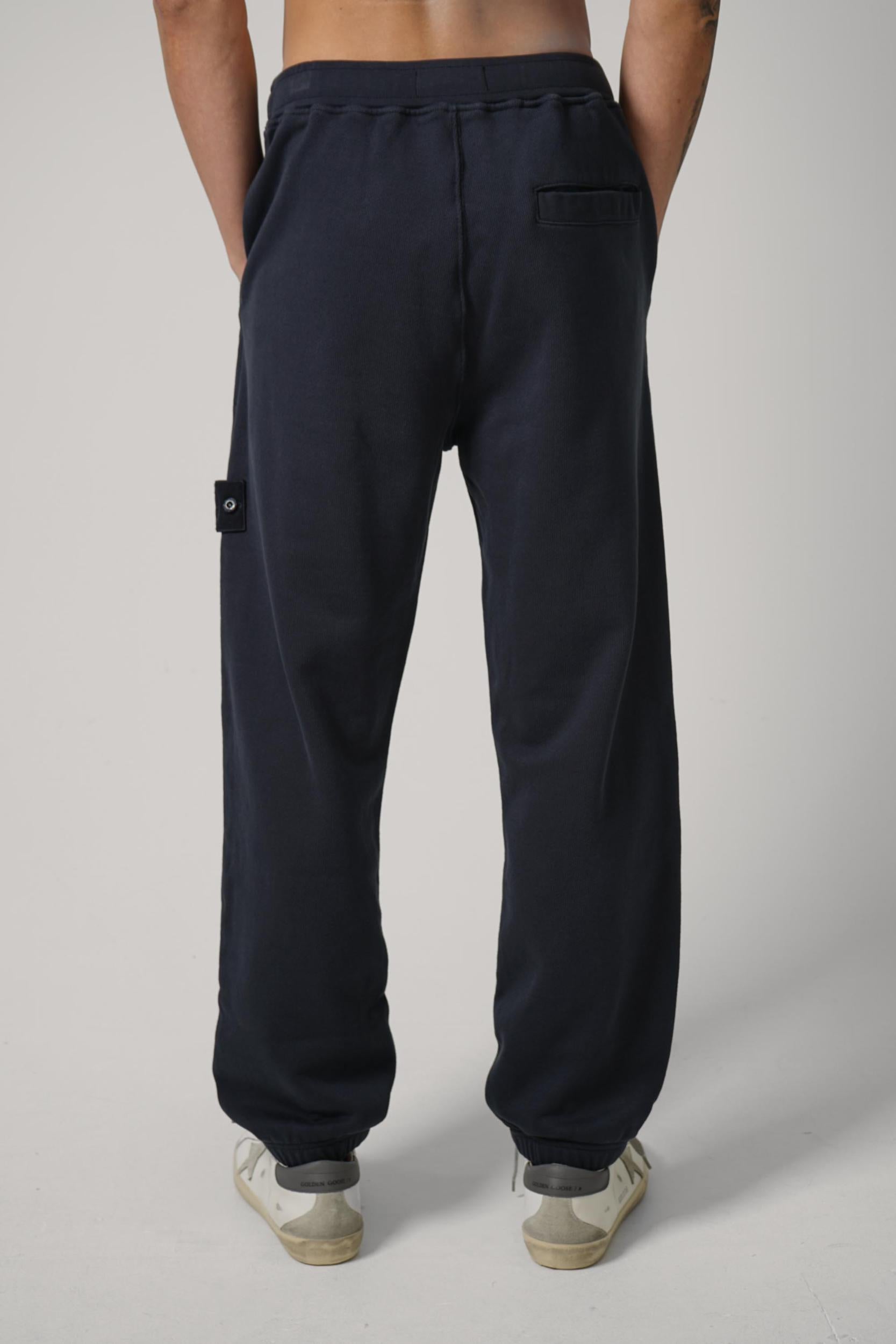 6200008 Stone Island Ghost Heavy Cotton Regular Fit Joggers Slate Blue