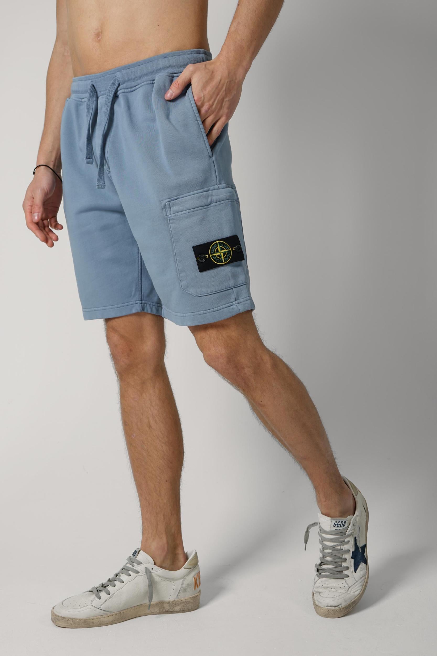 6200011 Stone Island Short Jogger Blue