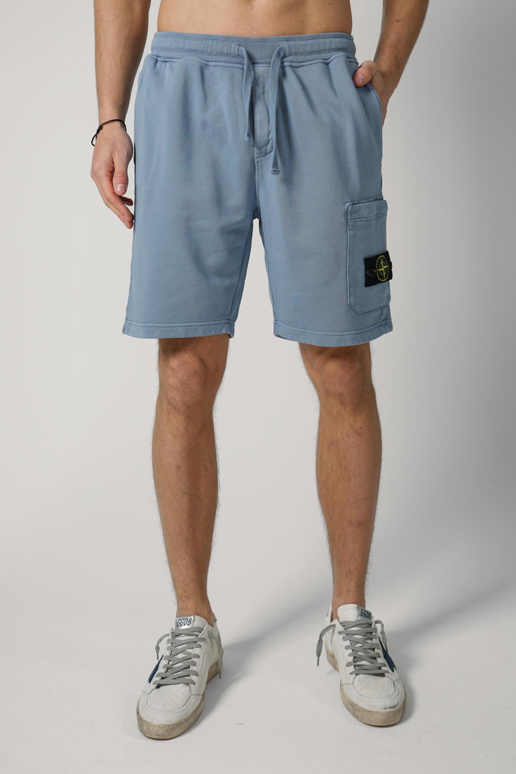 6200011 Stone Island Short Jogger Blue