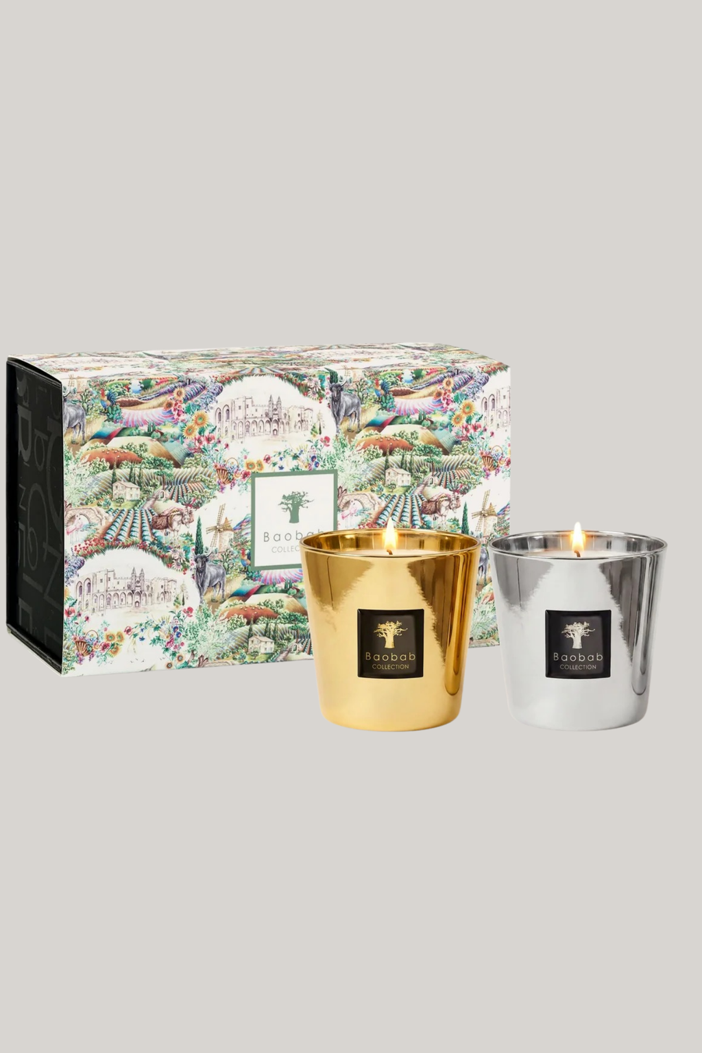 Baobab Les Exclusives Aurum & Platinum Candle Duo