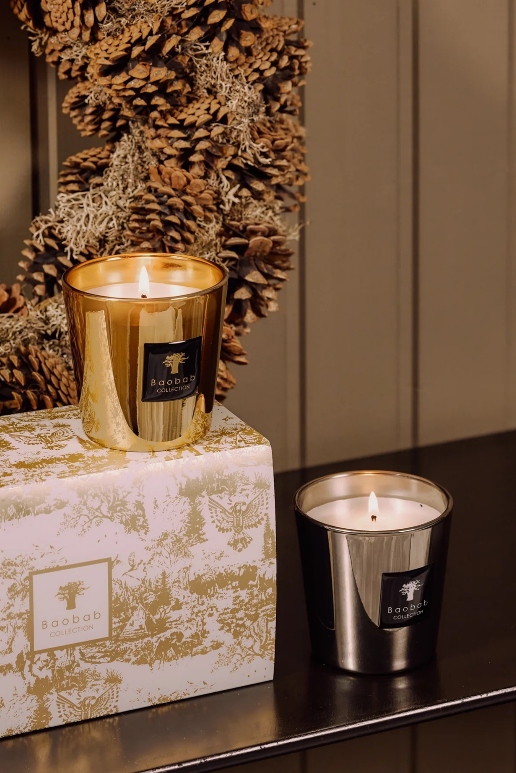 Baobab Les Exclusives Aurum & Platinum Candle Duo