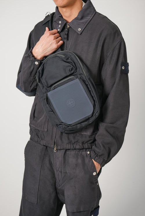 9200030 Nylon Panama Sling Bag Archive-Inspired Navy Blue