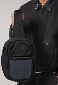9200030 Nylon Panama Sling Bag Archive-Inspired Navy Blue