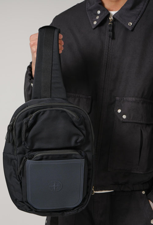 9200030 Nylon Panama Sling Bag Archive-Inspired Navy Blue
