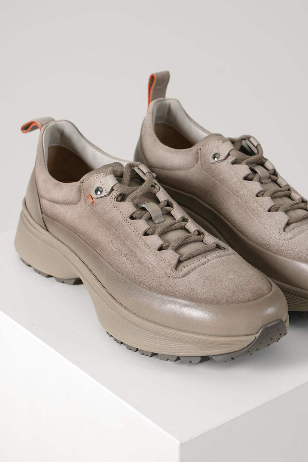 Santoni Easy Bounce Mountain Sneaker – Beige