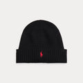 Ralph Lauren Signature Pony Wool Beanie – Polo Black