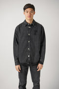 Ami Paris Denim Jacket Black