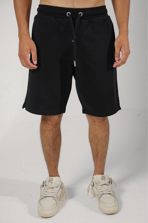 Ami Paris Heavy Cotton Wide Fit Shorts Black