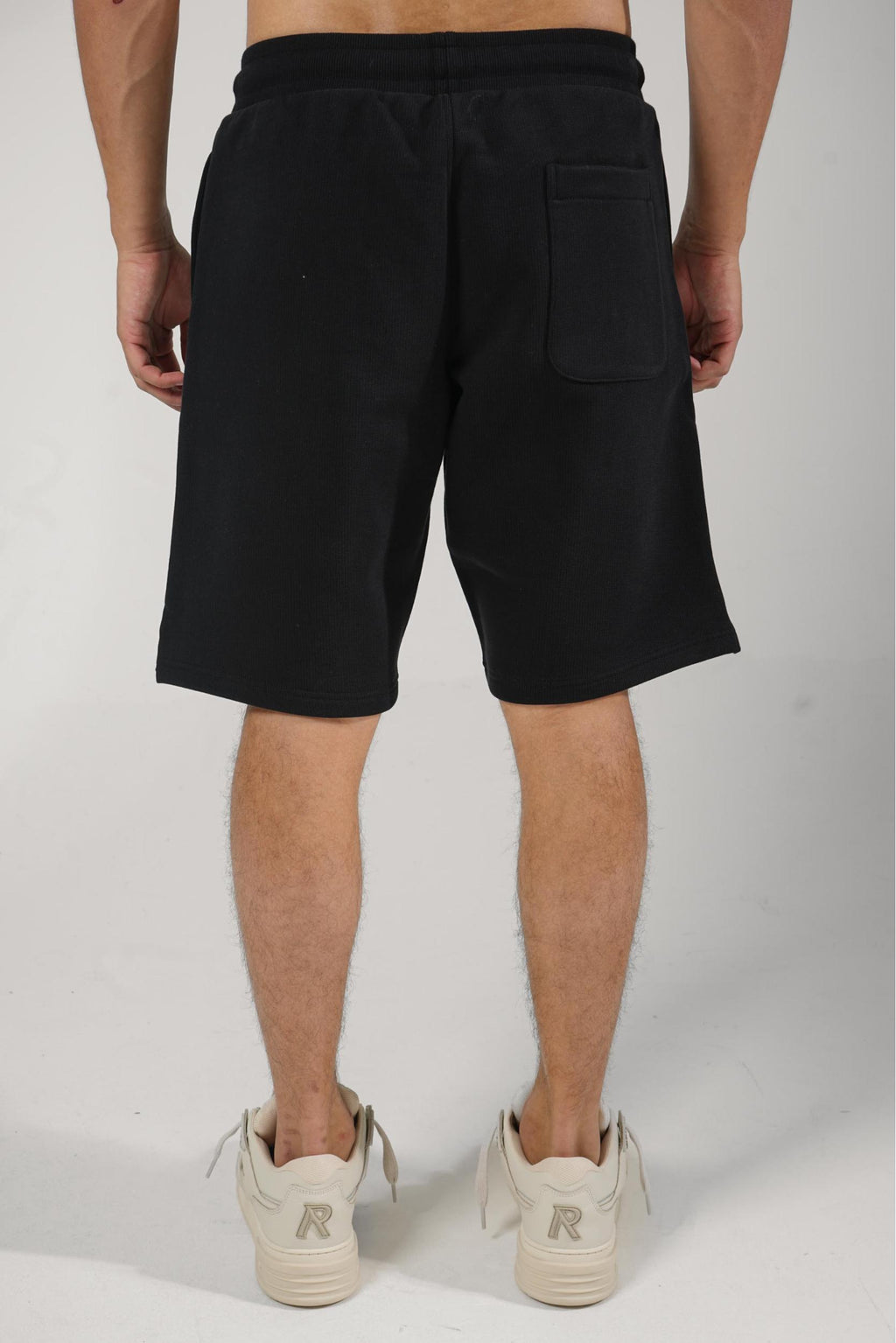 Ami Paris Heavy Cotton Wide Fit Shorts Black