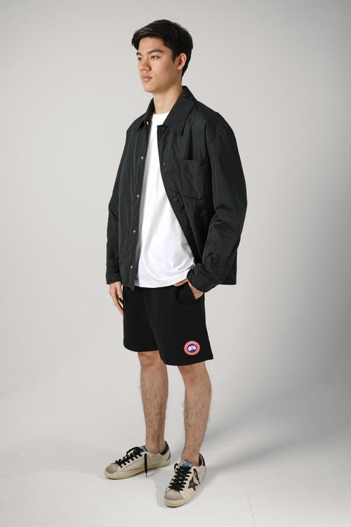 Ami Paris Nylon Shirt Jacket Black