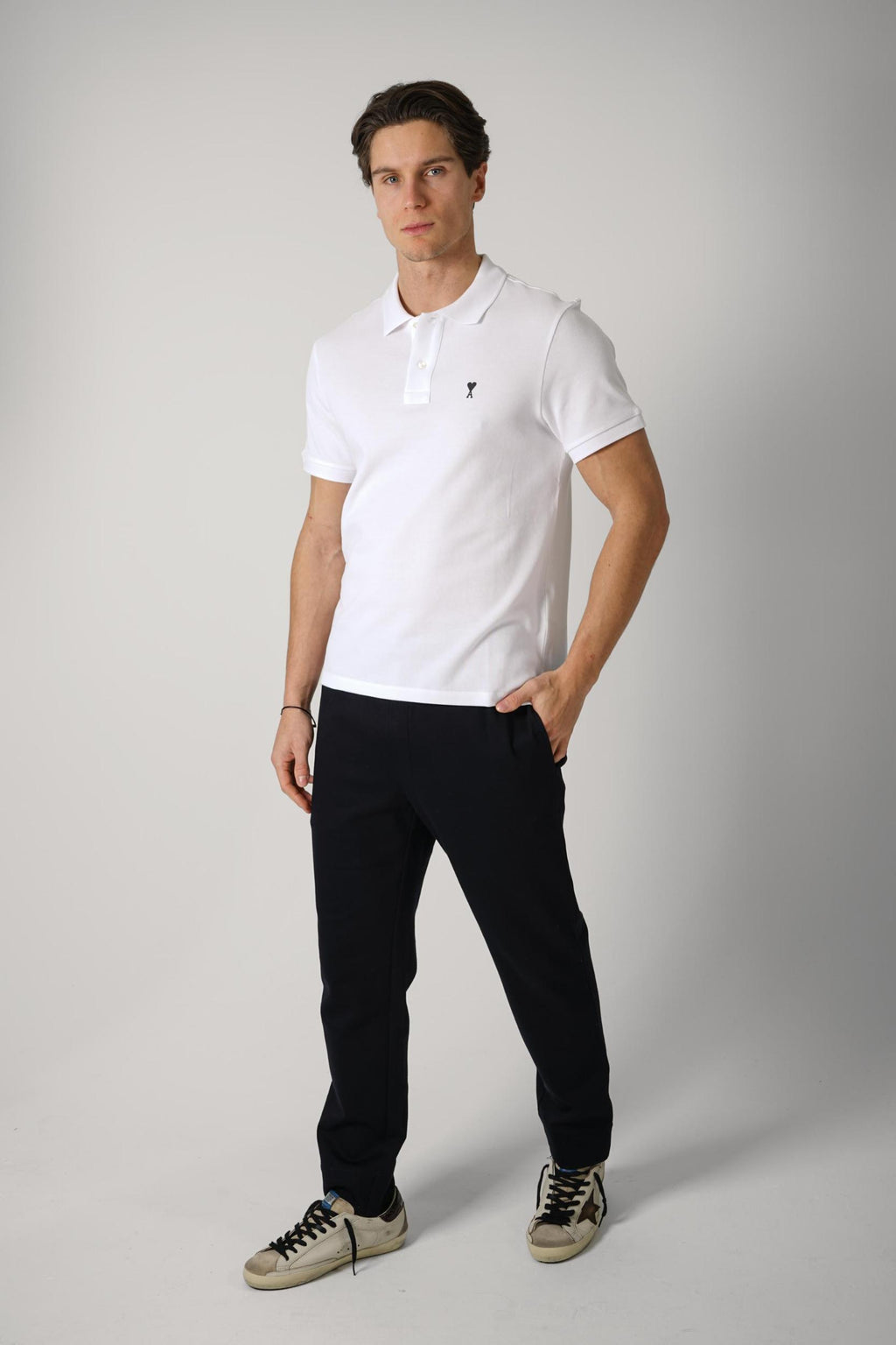 Ami Paris Polo White