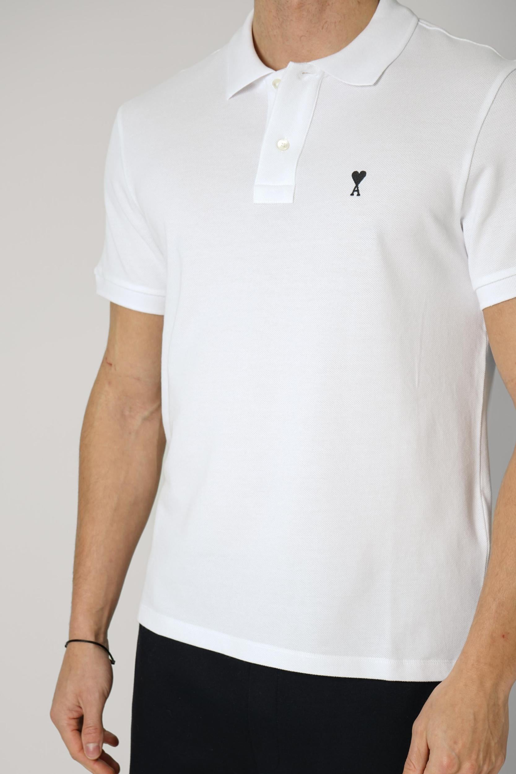 Ami Paris Polo White