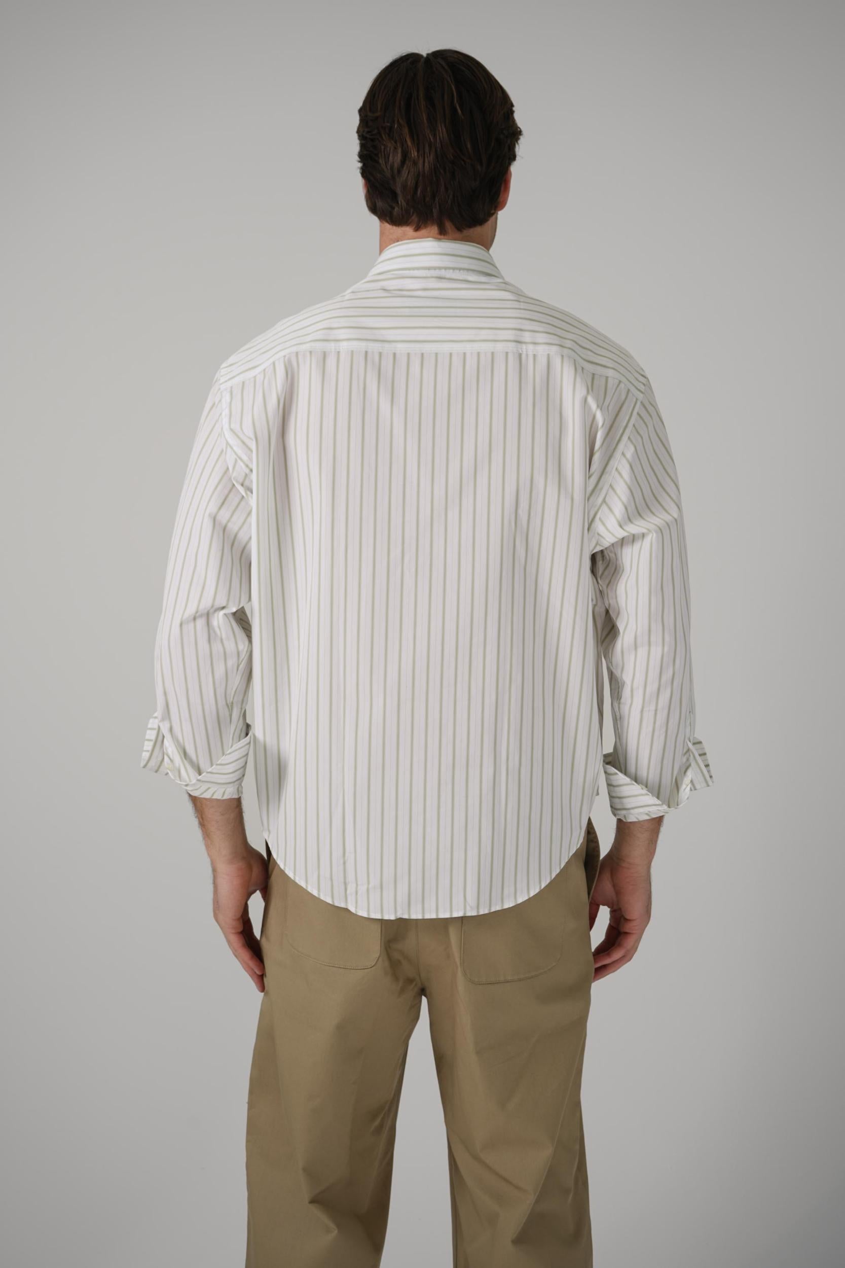 Ami Paris Shirt White/Matcha