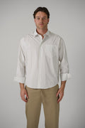 Ami Paris Shirt White/Matcha