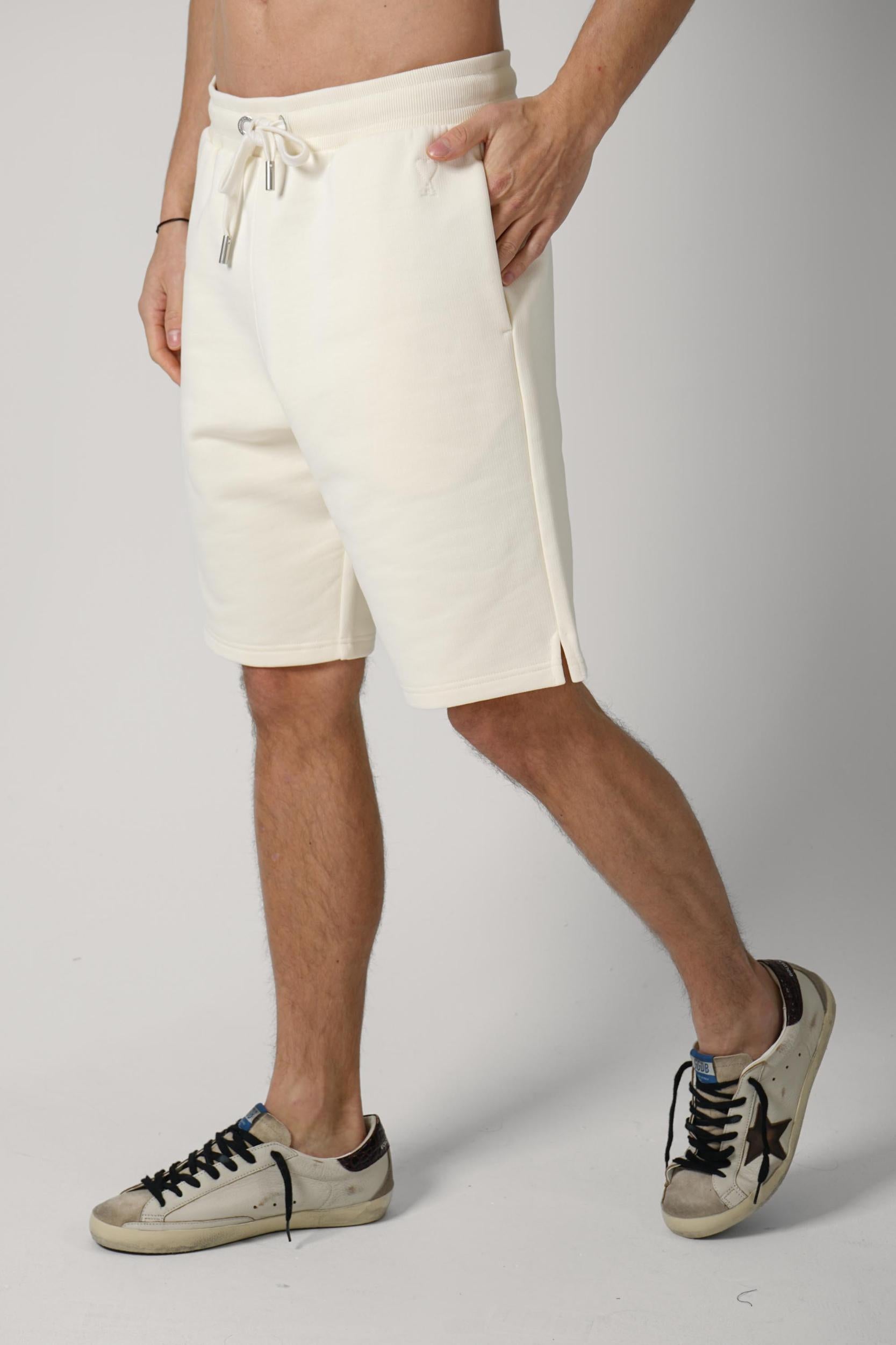 Ami Paris Short Jogger Creme