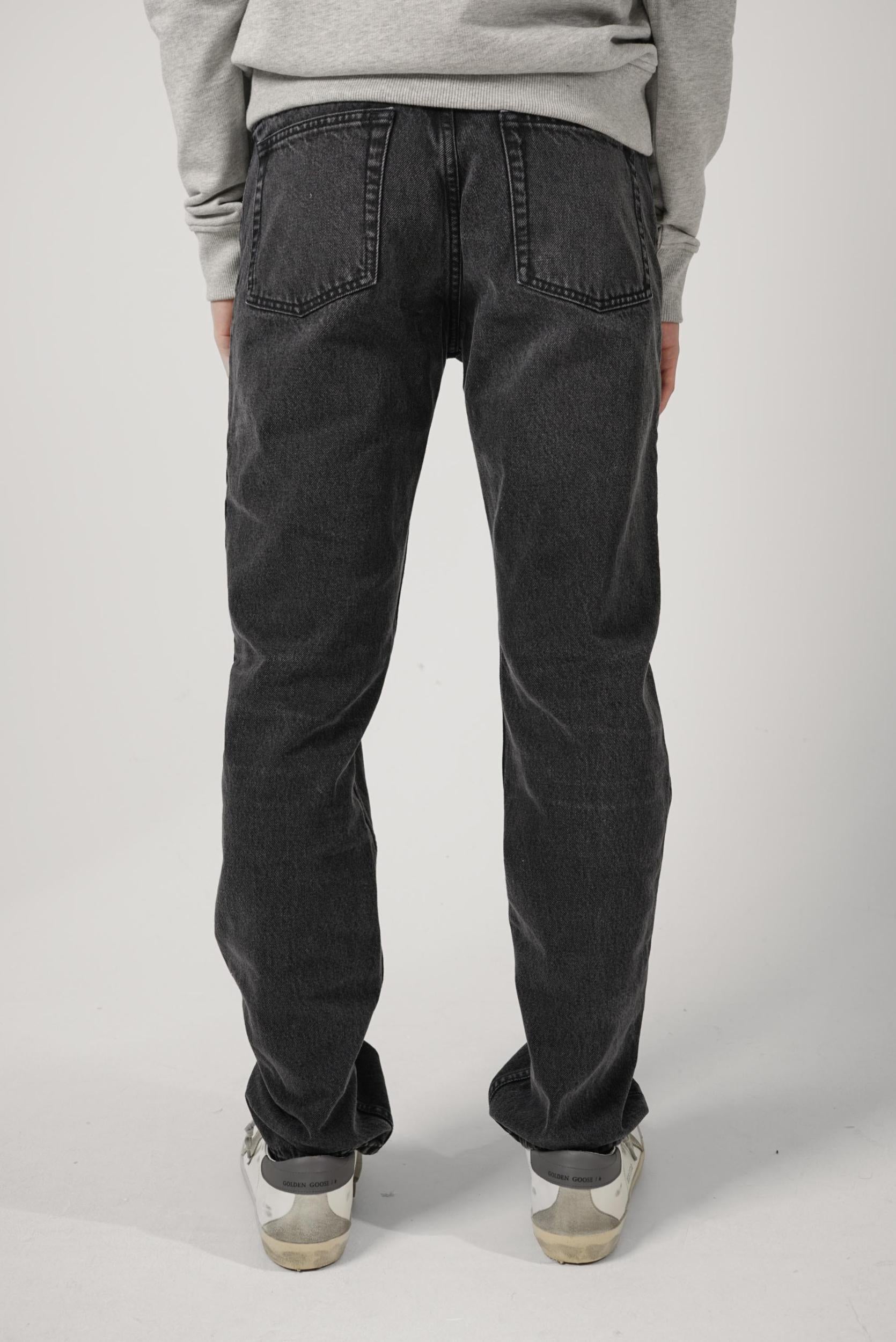 Ami Paris Straight Leg Jeans Black