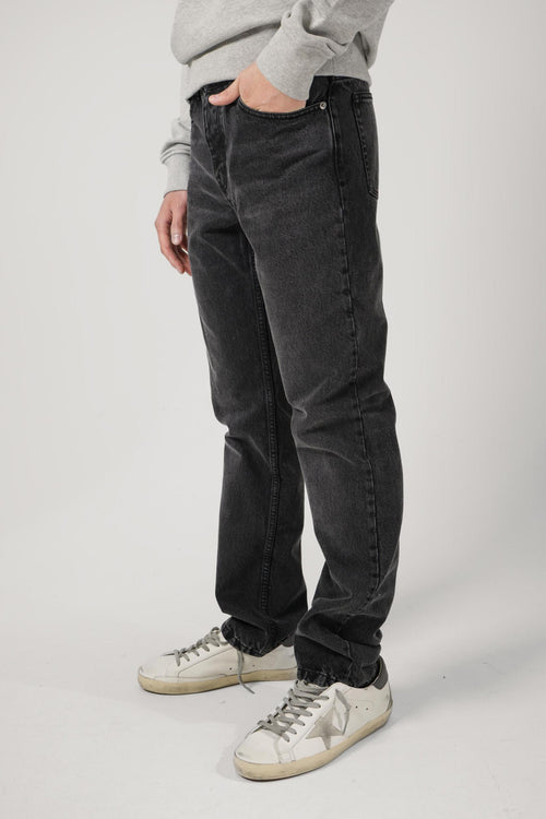 Ami Paris Straight Leg Jeans Black