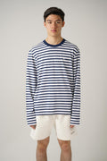 Ami Paris Striped Longsleeve Blue