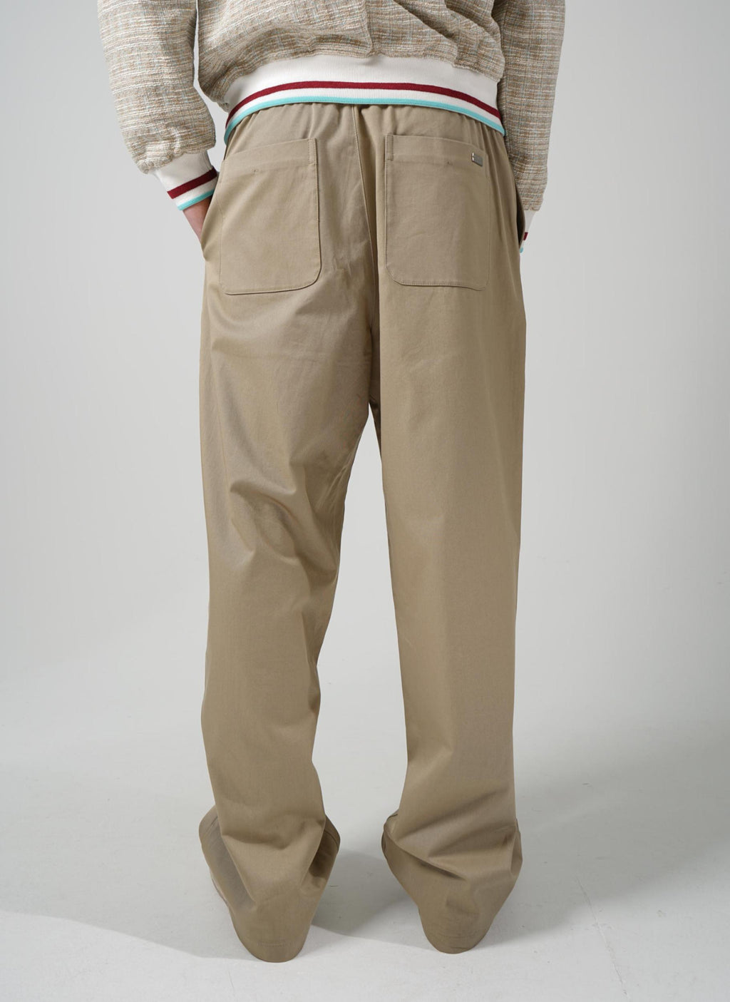 Ami Paris Trousers Beige
