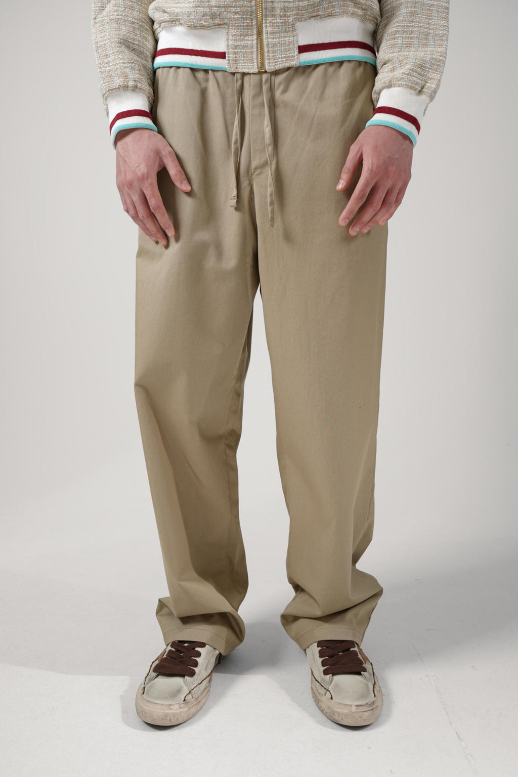 Ami Paris Trousers Beige