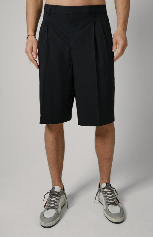 Ami Paris Waist Bermuda Shorts