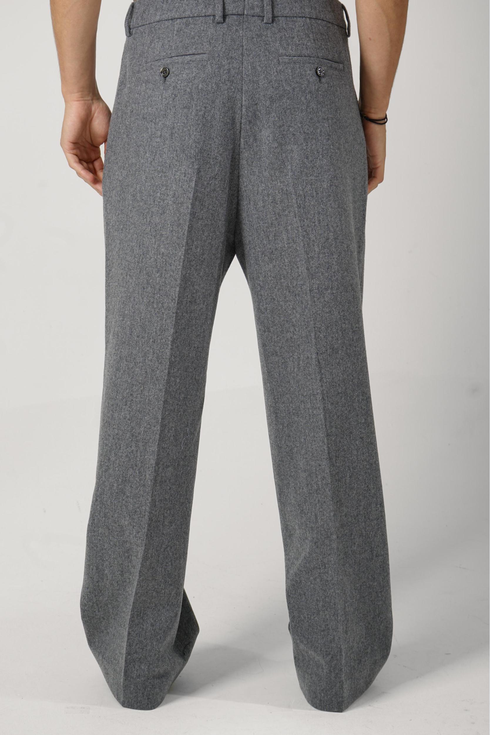 Ami Paris Wool Trousers Grey/Gris