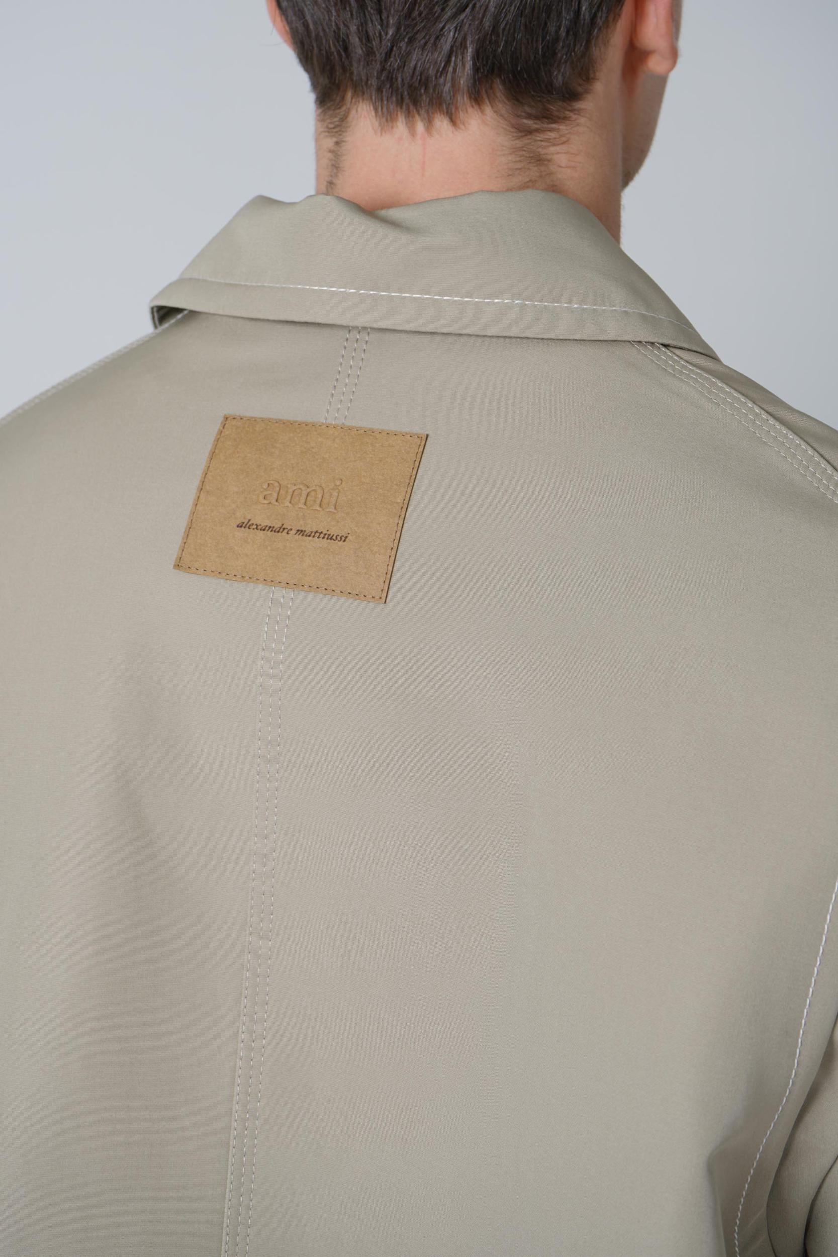 Ami Paris Worker Jacket Beige