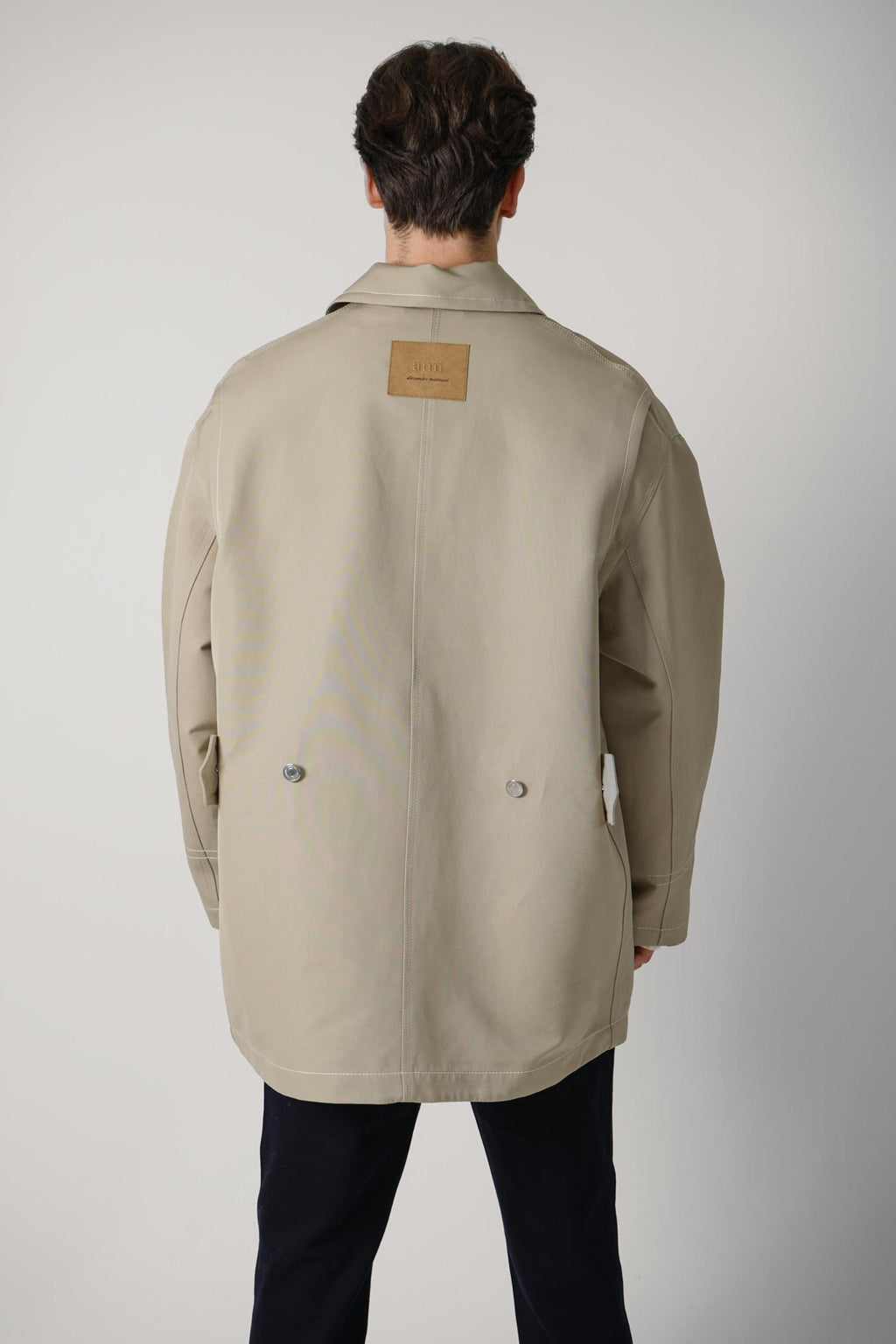 Ami Paris Worker Jacket Beige