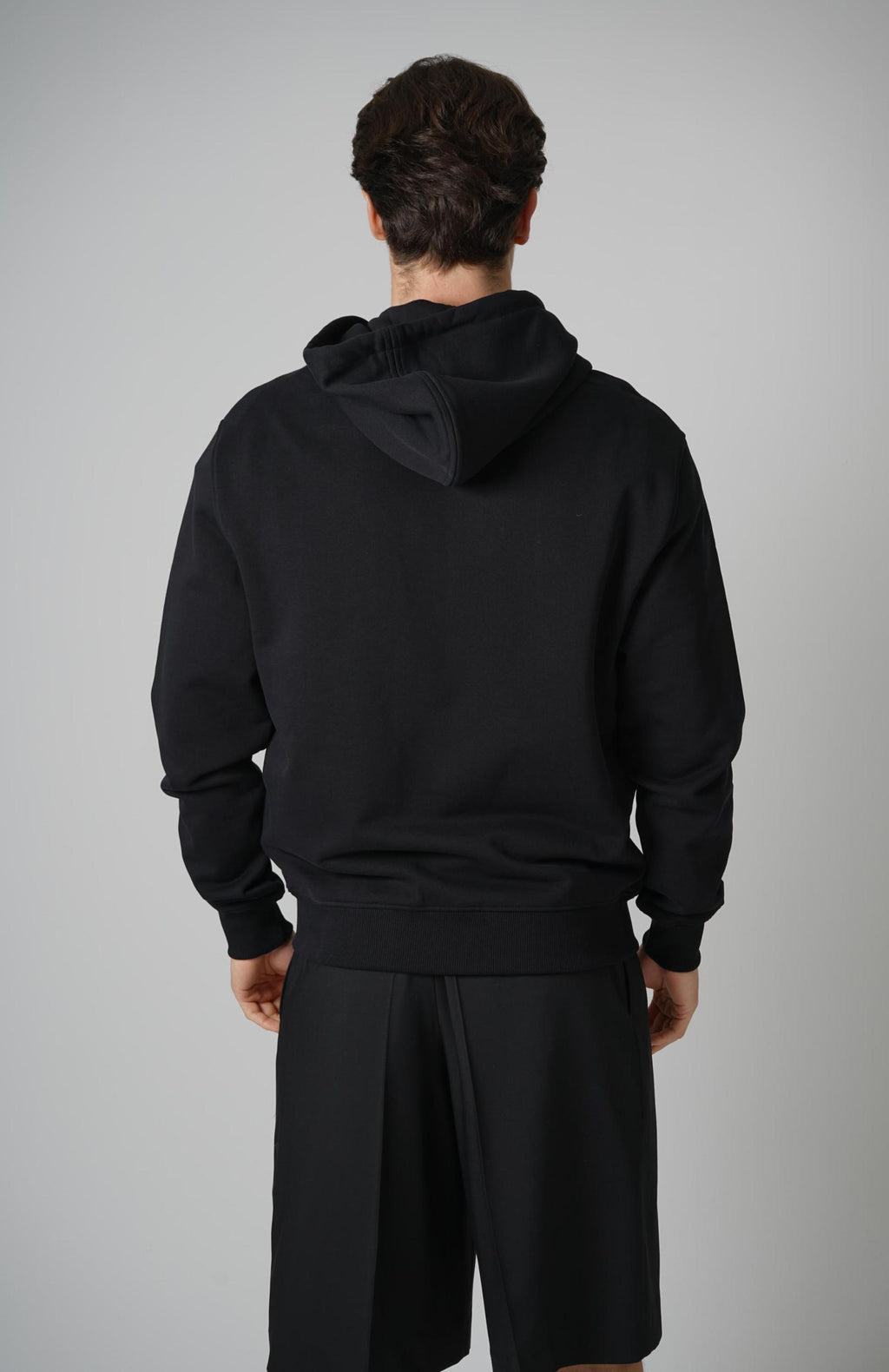 Ami Paris Zipped Hoodie Black