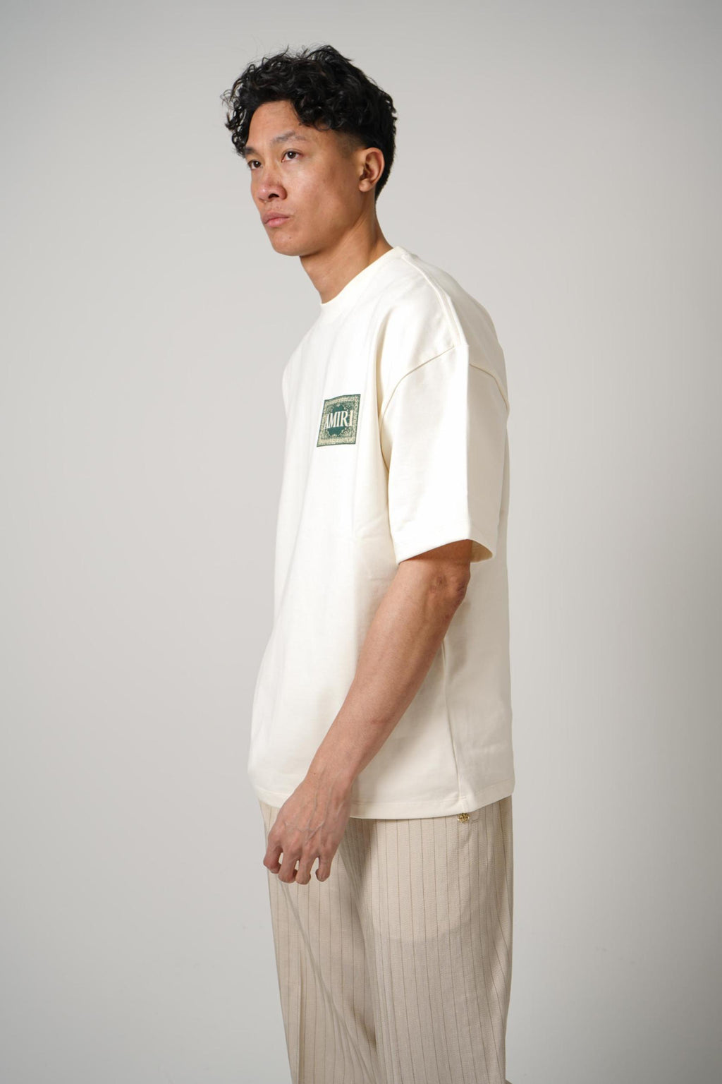Amiri Bandana Os Tee Ivory