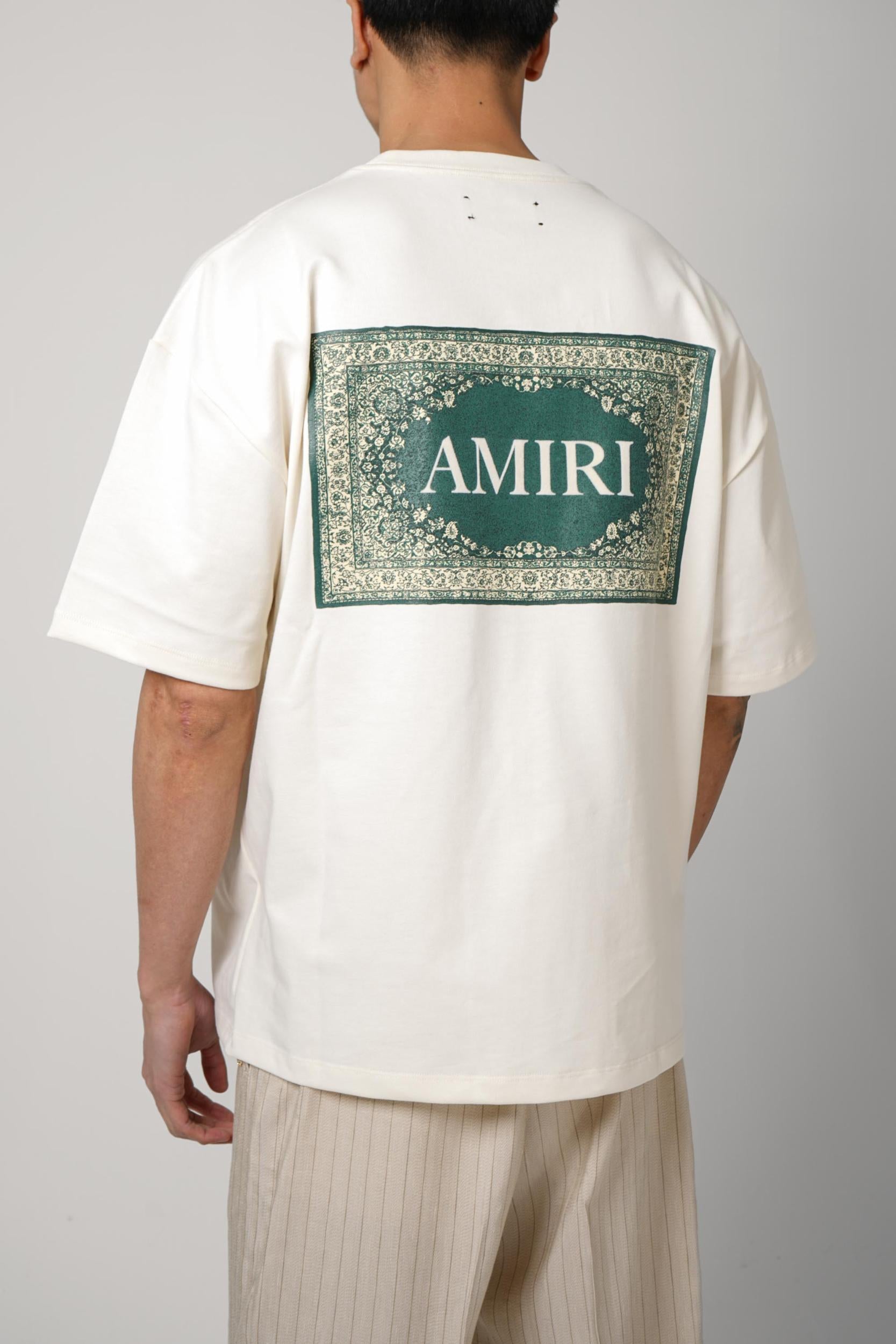 Amiri Bandana Os Tee Ivory