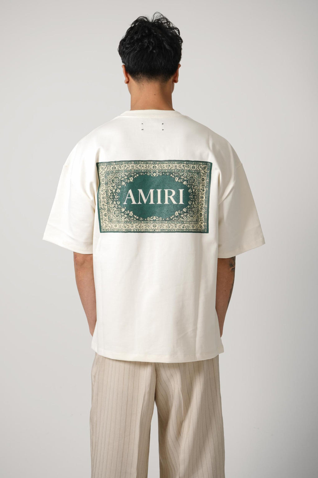 Amiri Bandana Os Tee Ivory