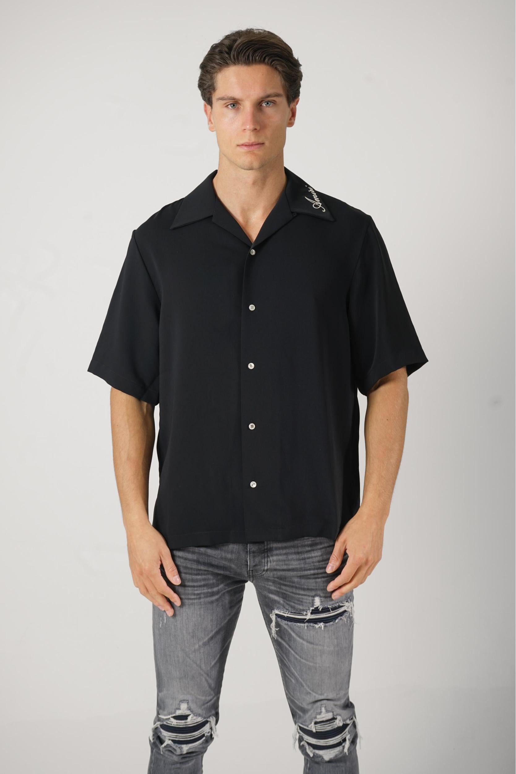 Amiri Camp Shirt Black