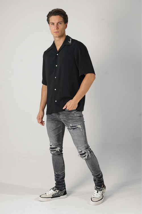 Amiri Camp Shirt Black