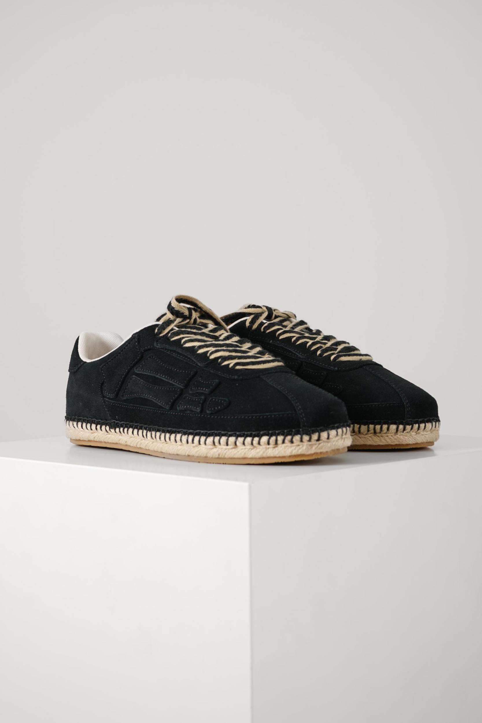 Amiri Espadrille Pacific Bones Black
