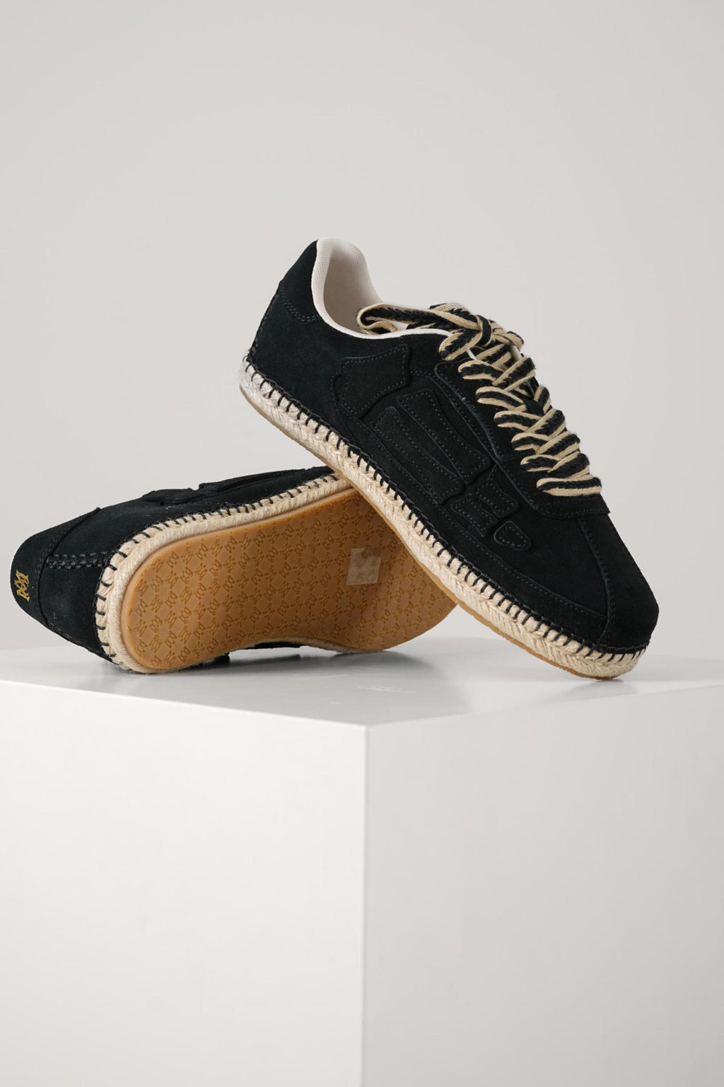 Amiri Espadrille Pacific Bones Black