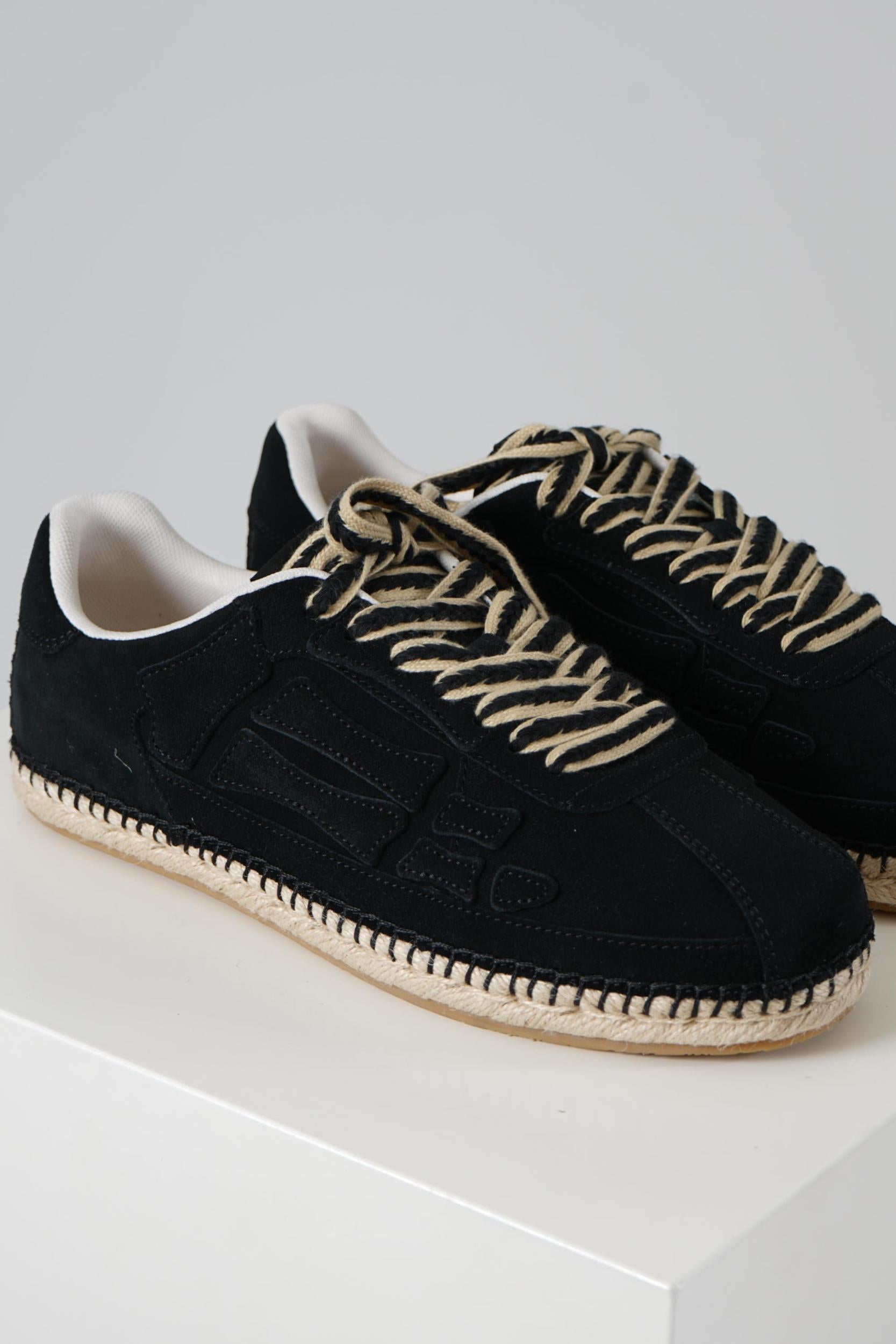 Amiri Espadrille Pacific Bones Black