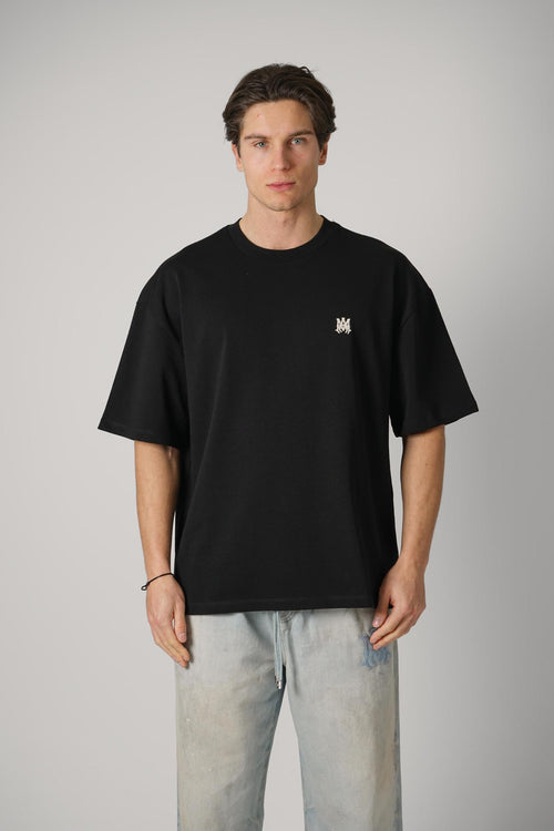 Amiri Logo Oversized T-Shirt Black